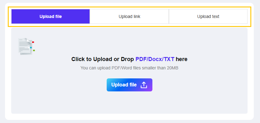 choose-ai-summarizer-mode