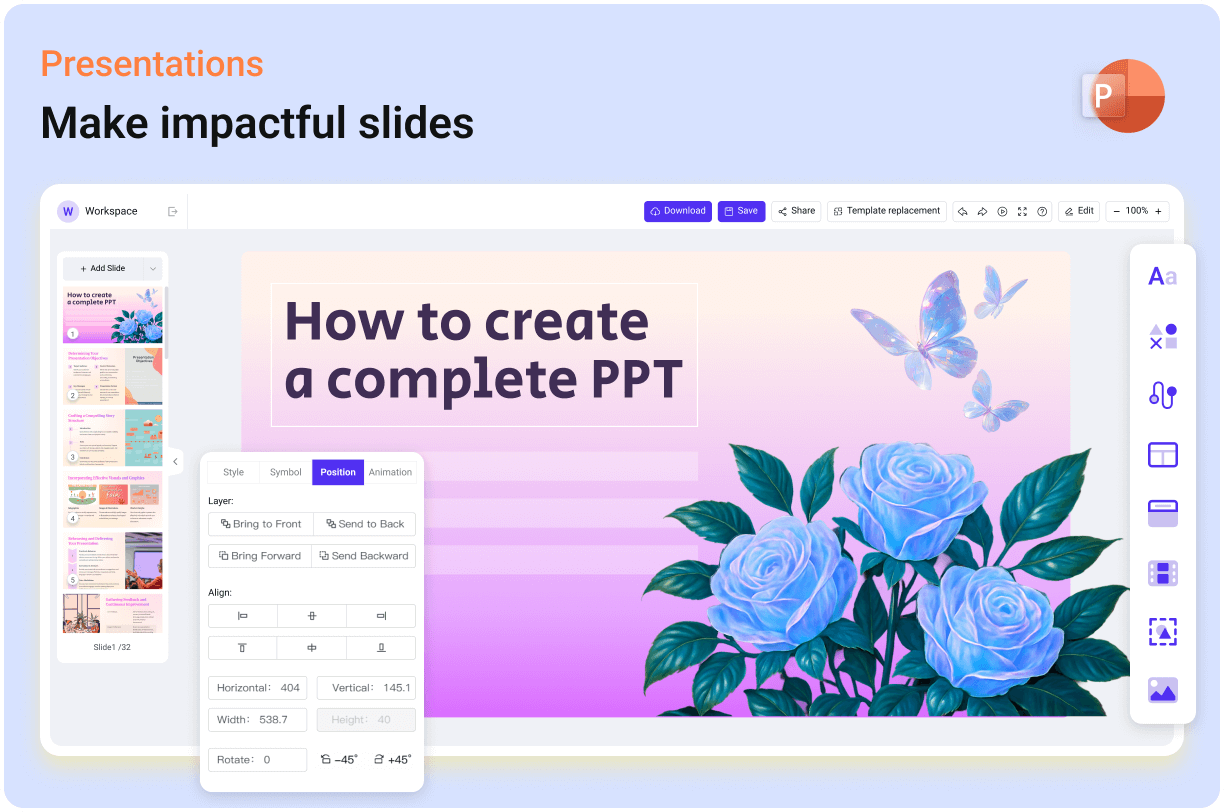 make-slide